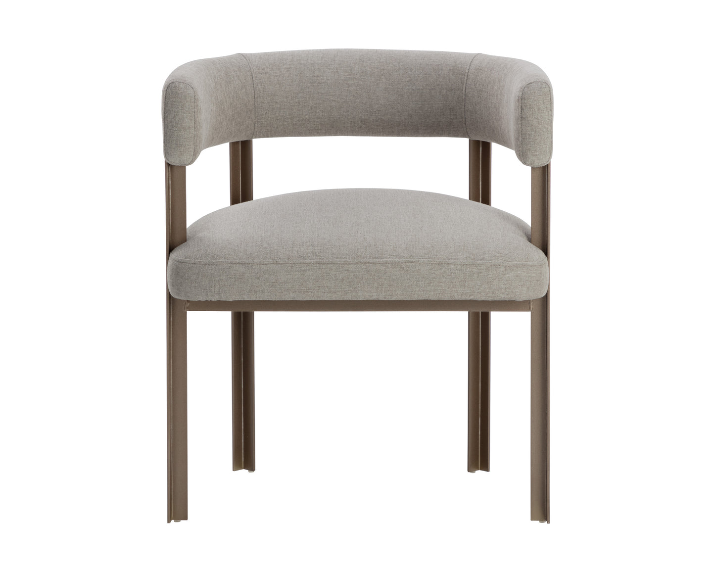 NAHLA MAE DINING ARMCHAIR - ERNST SANDSTONE