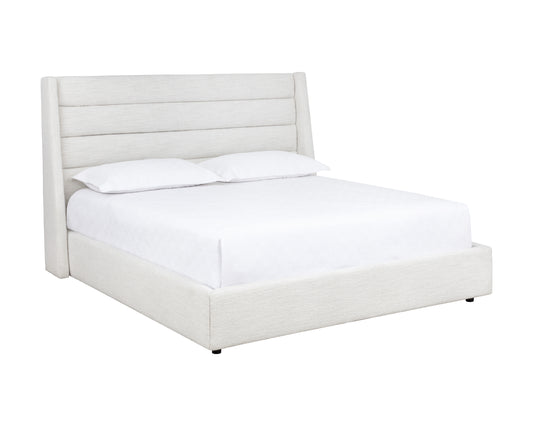 NAHLA EMMIT BED - KING - MERINO PEARL