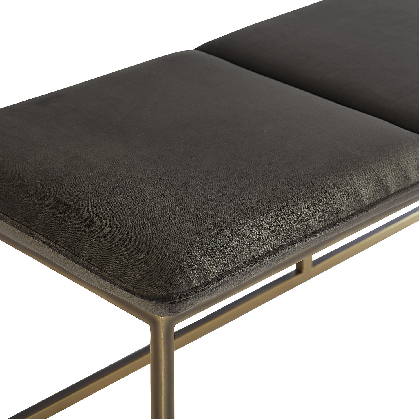 NAHLA ALLEY BENCH - RUSTIC BRONZE - PICCOLO PEBBLE