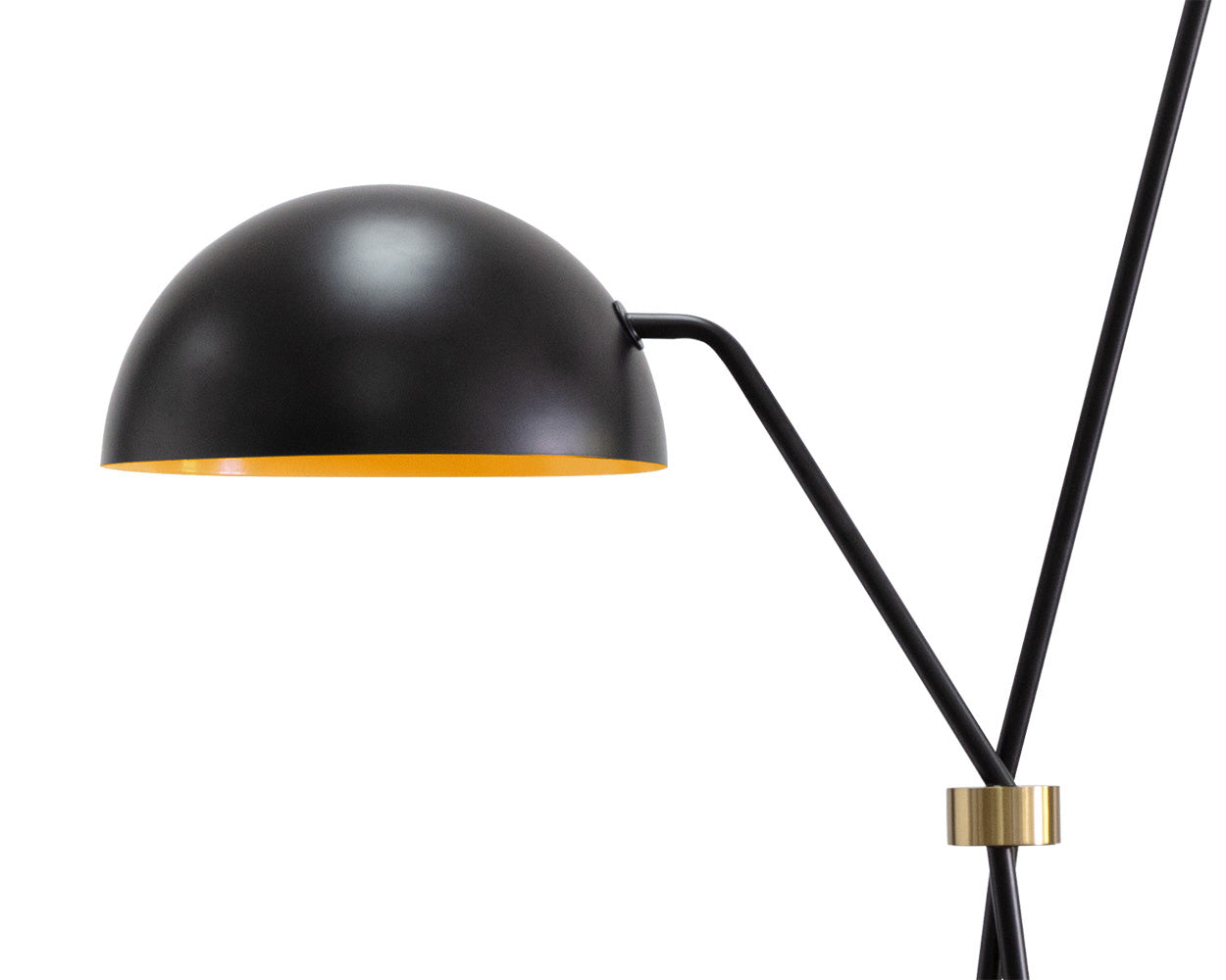 NAHLA FAVEN FLOOR LAMP - BLACK