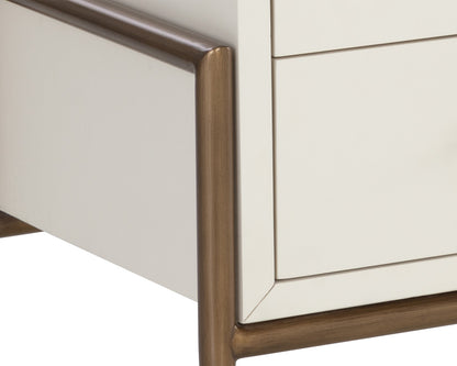 NAHLA WELDRICK NIGHTSTAND - OYSTER