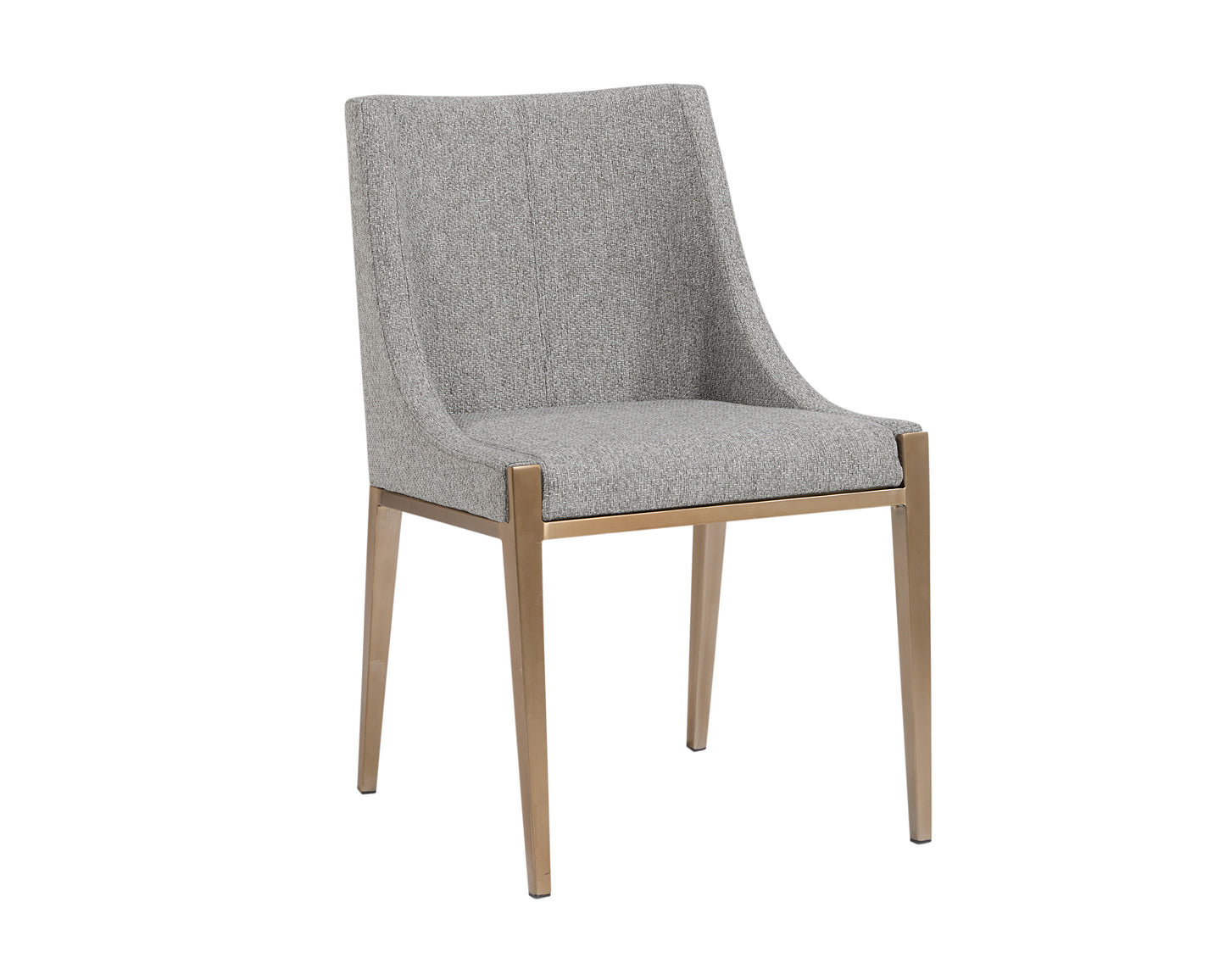 NAHLA DIONNE DINING CHAIR - MONUMENT PEBBLE