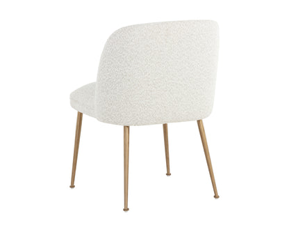 NAHLA LYNE DINING CHAIR - COPENHAGEN WHITE