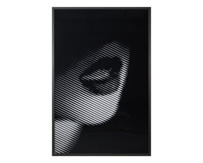 NAHLA STAGE FRIGHT - 40" X 60" - CHARCOAL FRAME