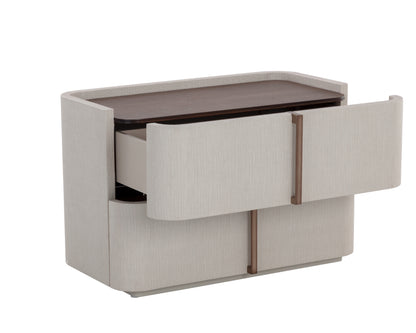 NAHLA JAMILLE NIGHTSTAND - LARGE - CREAM