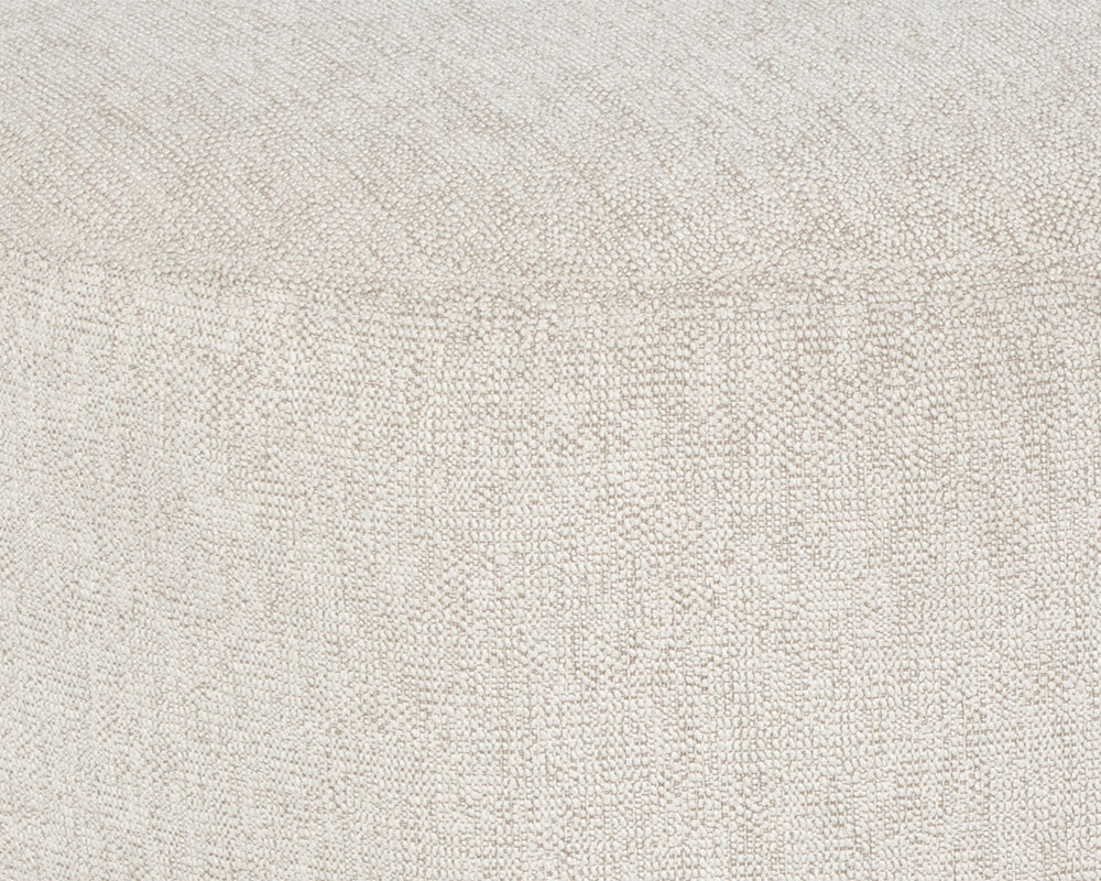 NAHLA SORAYA OTTOMAN - DOVE CREAM