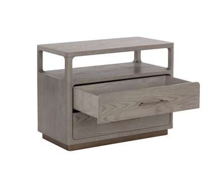 NAHLA DANETTE NIGHTSTAND - GREY