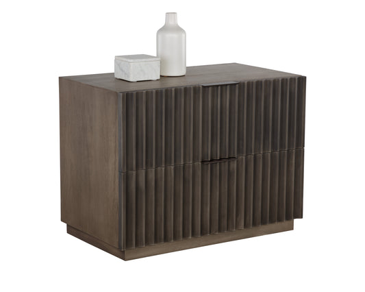 NAHLA CARLIN NIGHTSTAND - TAUPE