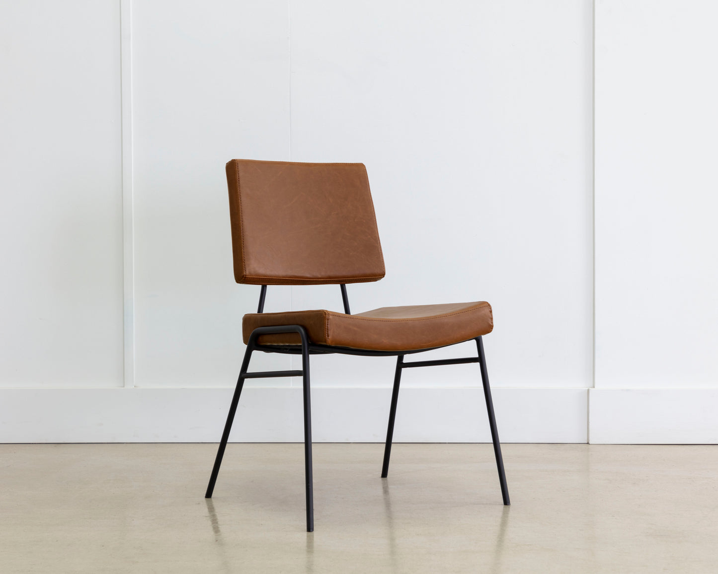 NAHLA BRINLEY DINING CHAIR - BLACK - HAZELNUT