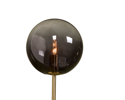 NAHLA IZORA SCONCE - BRASS - SMOKE GREY OMBRE