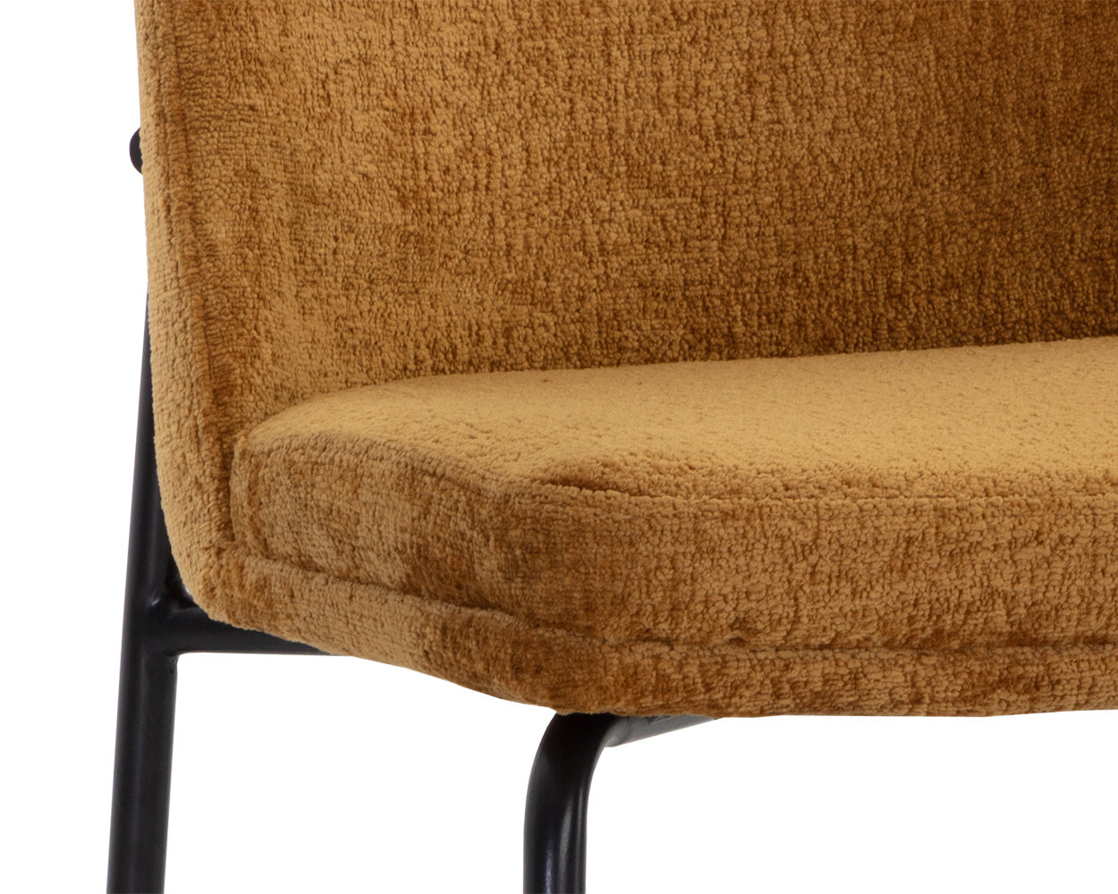 NAHLA ZEKE DINING CHAIR - BLACK - BERGEN MARMALADE