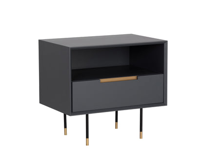 NAHLA DANBURY NIGHTSTAND - SLATE NAVY