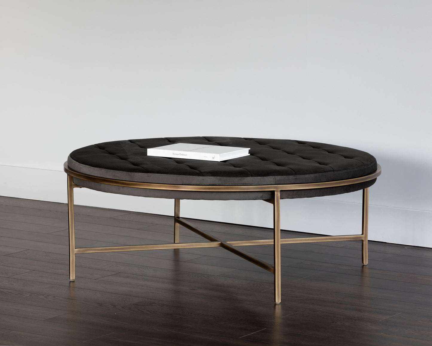 NAHLA ETHEL OTTOMAN - ROUND - PICCOLO PEBBLE