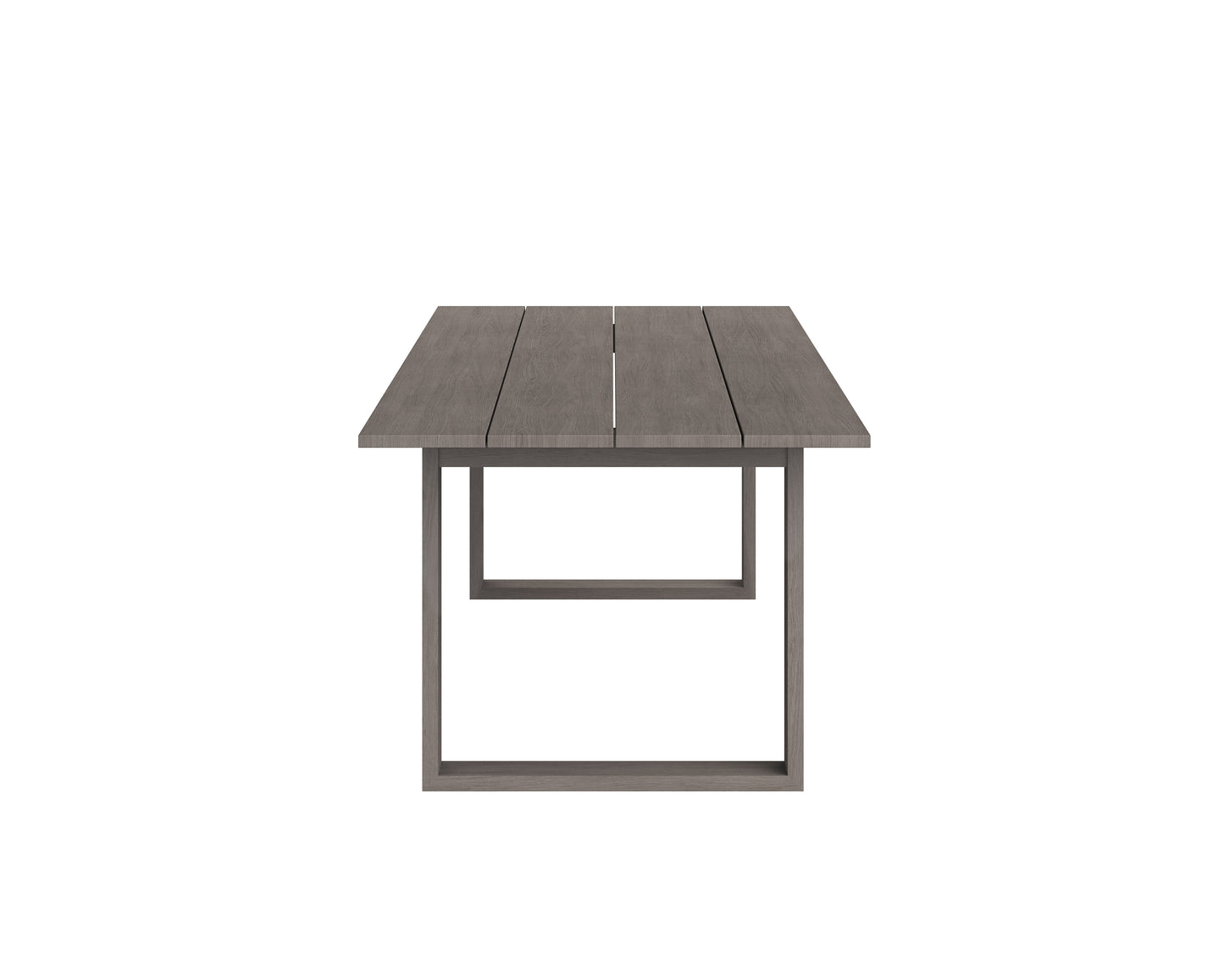 NAHLA TROPEA DINING TABLE - SMOKE GREY - 94"