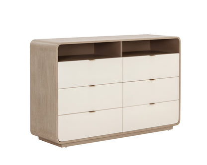 NAHLA KAYDEN DRESSER - OYSTER SHAGREEN