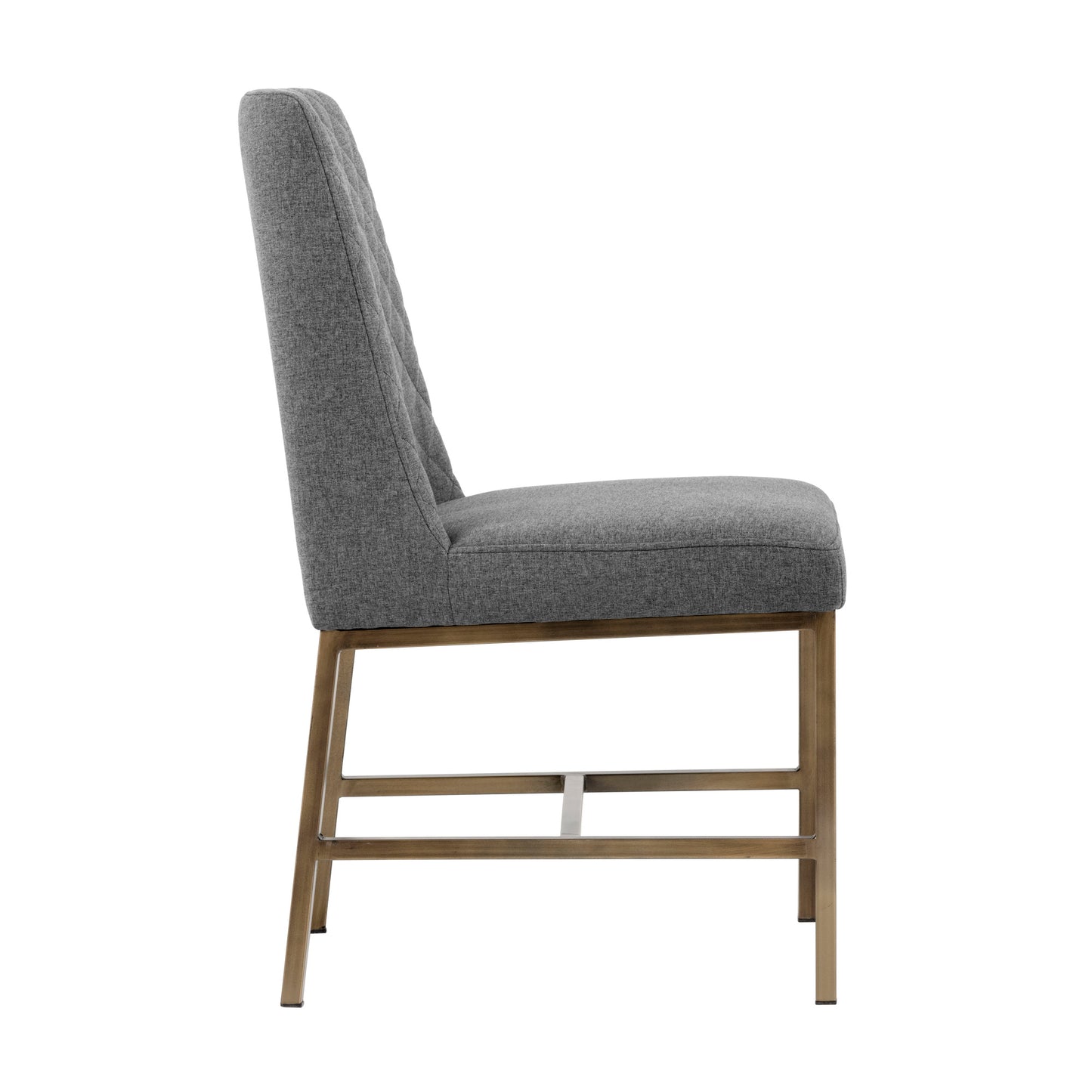 NAHLA LEIGHLAND DINING CHAIR - DARK GREY