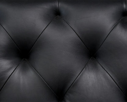 NAHLA WESTIN SOFA - VINTAGE BLACK NIGHT LEATHER