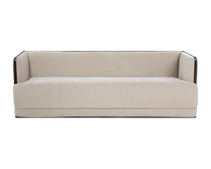 NAHLA SIERRA SOFA - MEG TAUPE / PORCINI TAUPE