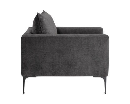 NAHLA VIRGO ARMCHAIR - POLO CLUB KOHL GREY