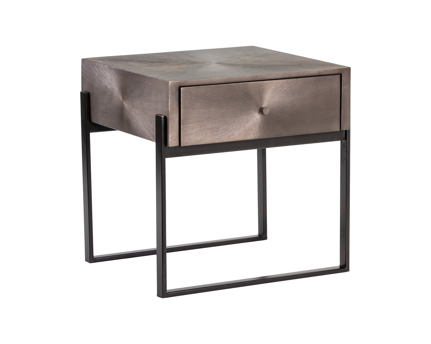 NAHLA MODENA NIGHTSTAND - SMALL - GUNMETAL