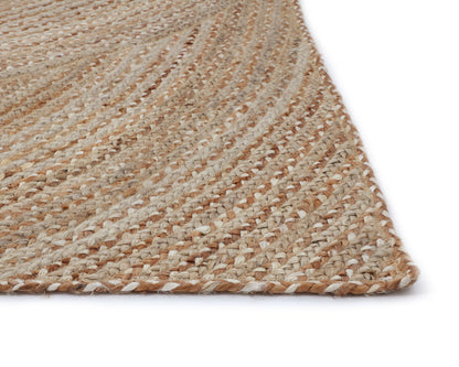 NAHLA PRESCOTT HAND-BRAIDED RUG - WARM NATURAL - 10' X 14'