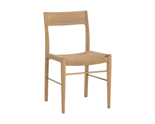 NAHLA BONDI DINING CHAIR - LIGHT OAK