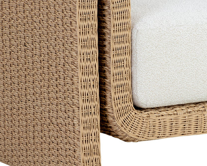 NAHLA TIBI LOUNGE CHAIR - NATURAL / LOUIS CREAM