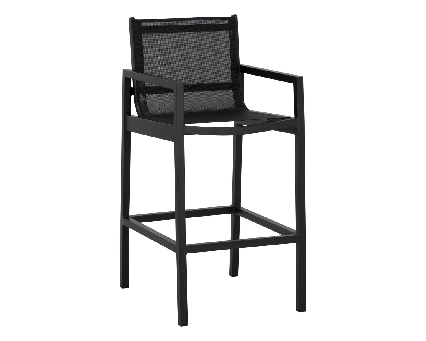 NAHLA MERANO BARSTOOL - BLACK