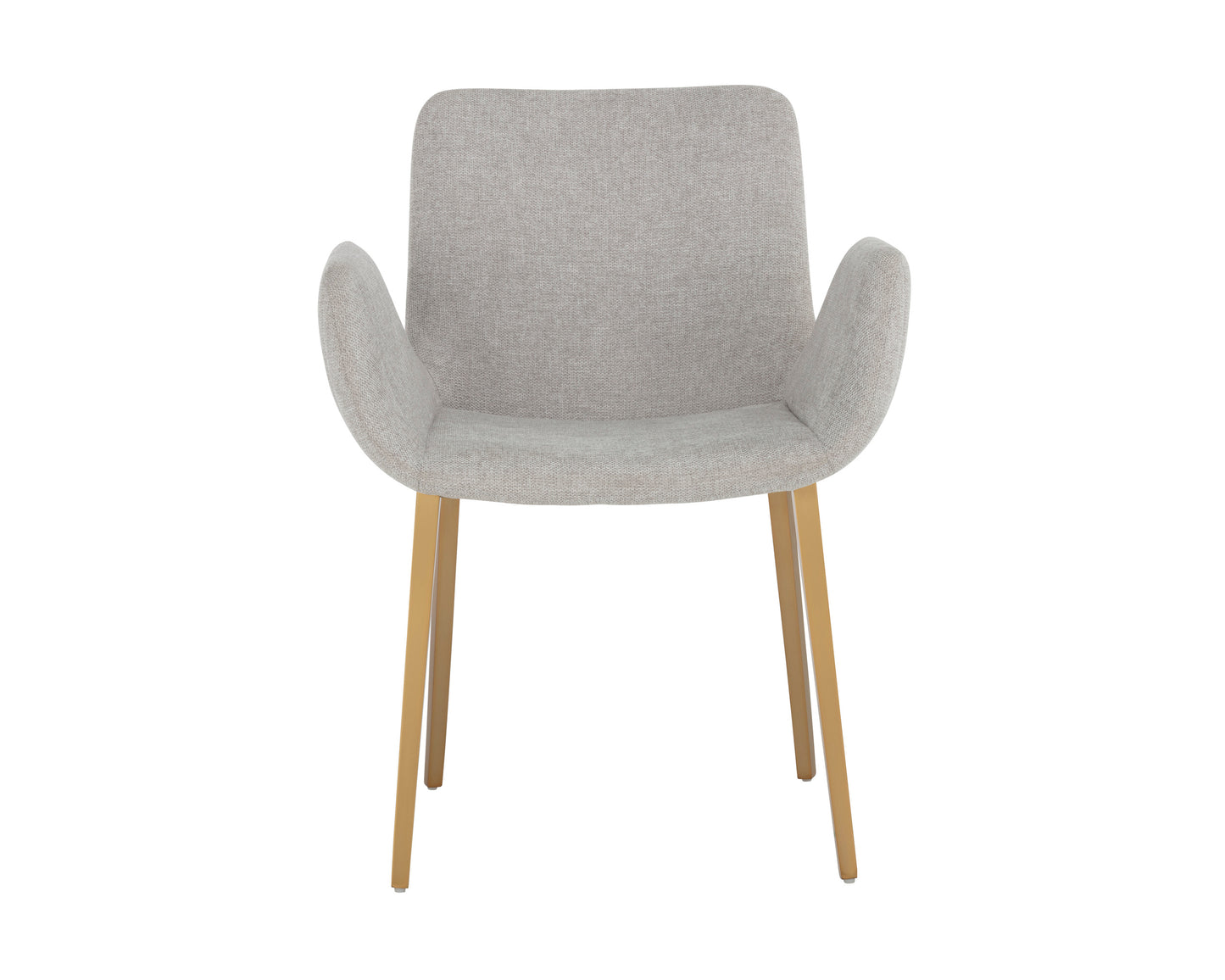 NAHLA LUCANO DINING ARMCHAIR - BELFAST HEATHER GREY