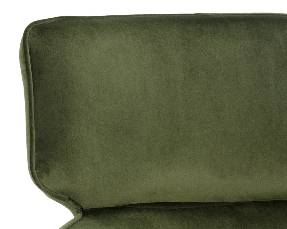 NAHLA MAXIMUS LOUNGE CHAIR - MOSS GREEN