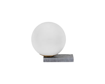 NAHLA ELARA TABLE LAMP - GREY MARBLE