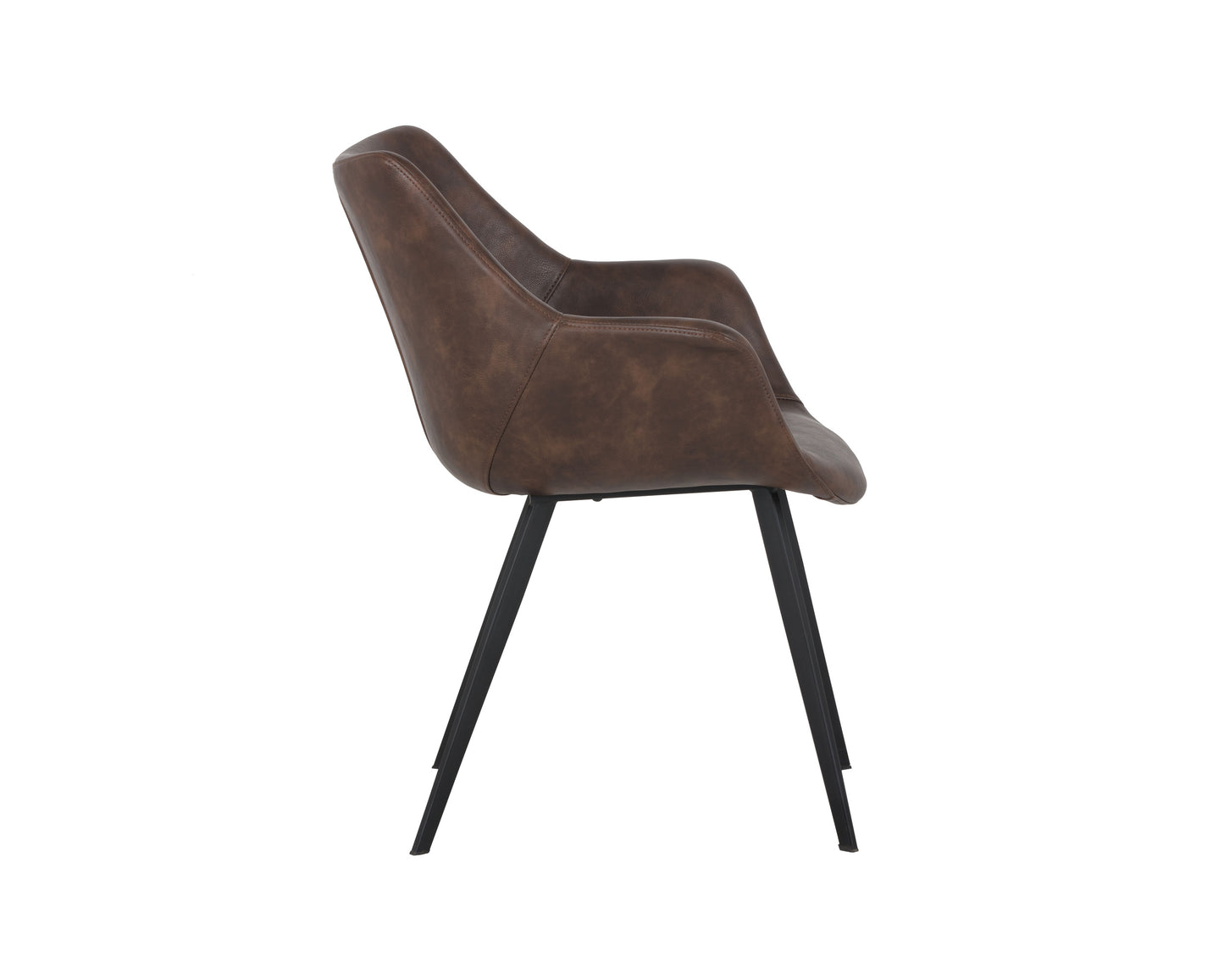 NAHLA MASON DINING ARMCHAIR - HEARTHSTONE BROWN