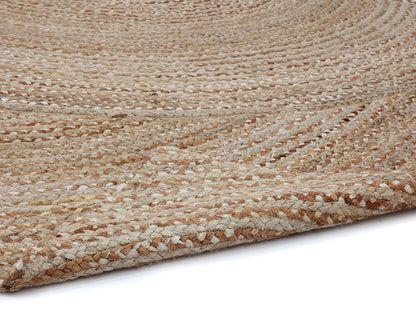 NAHLA PRESCOTT HAND-BRAIDED RUG - WARM NATURAL - 10' X 14'