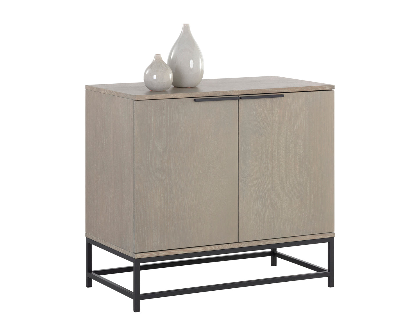 NAHLA REBEL SIDEBOARD - SMALL - BLACK - TAUPE