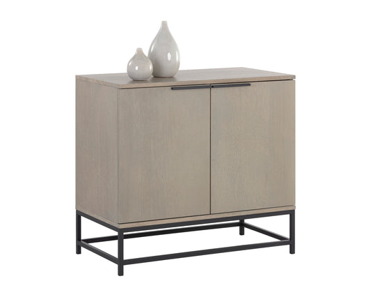 NAHLA REBEL SIDEBOARD - SMALL - BLACK - TAUPE