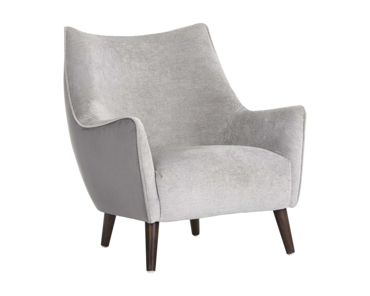 NAHLA SORREL LOUNGE CHAIR - POLO CLUB STONE / ANTONIO CHARCOAL