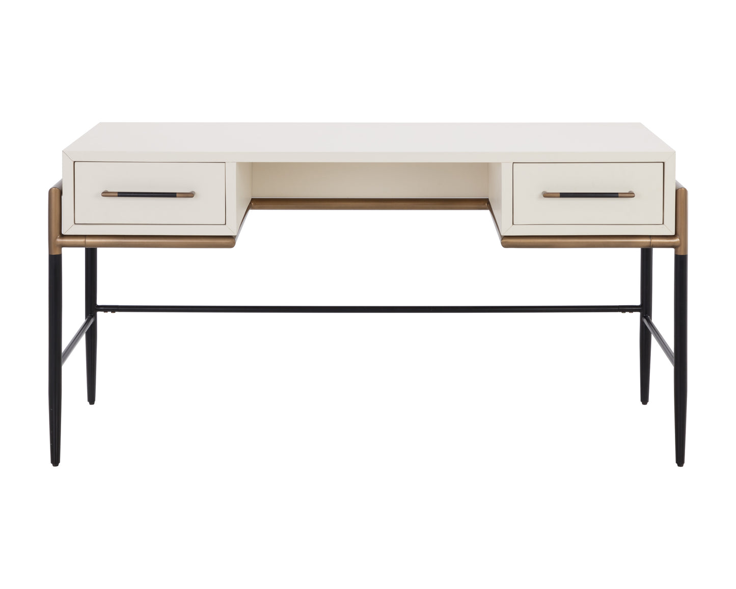 NAHLA WELDRICK DESK - OYSTER