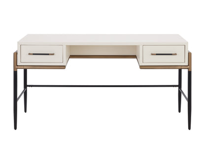 NAHLA WELDRICK DESK - OYSTER