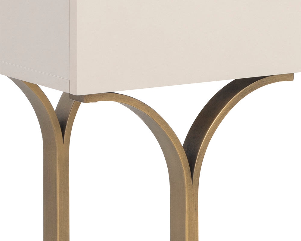 NAHLA CELINE CONSOLE TABLE - CREAM