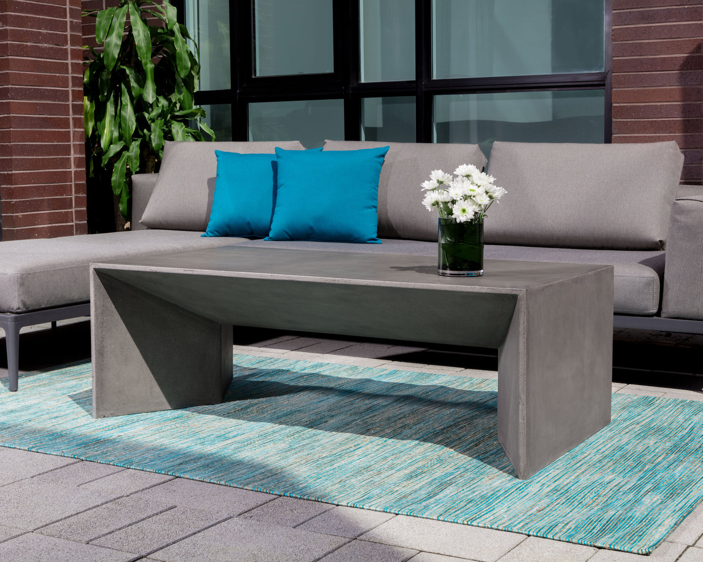 NAHLA NOMAD COFFEE TABLE - GREY