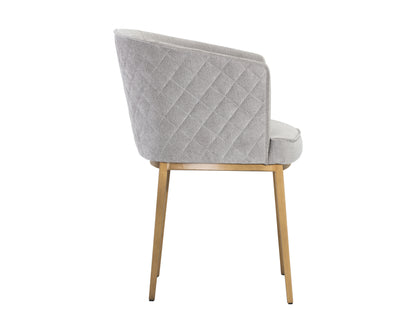 NAHLA CORNELLA DINING ARMCHAIR - POLO CLUB STONE