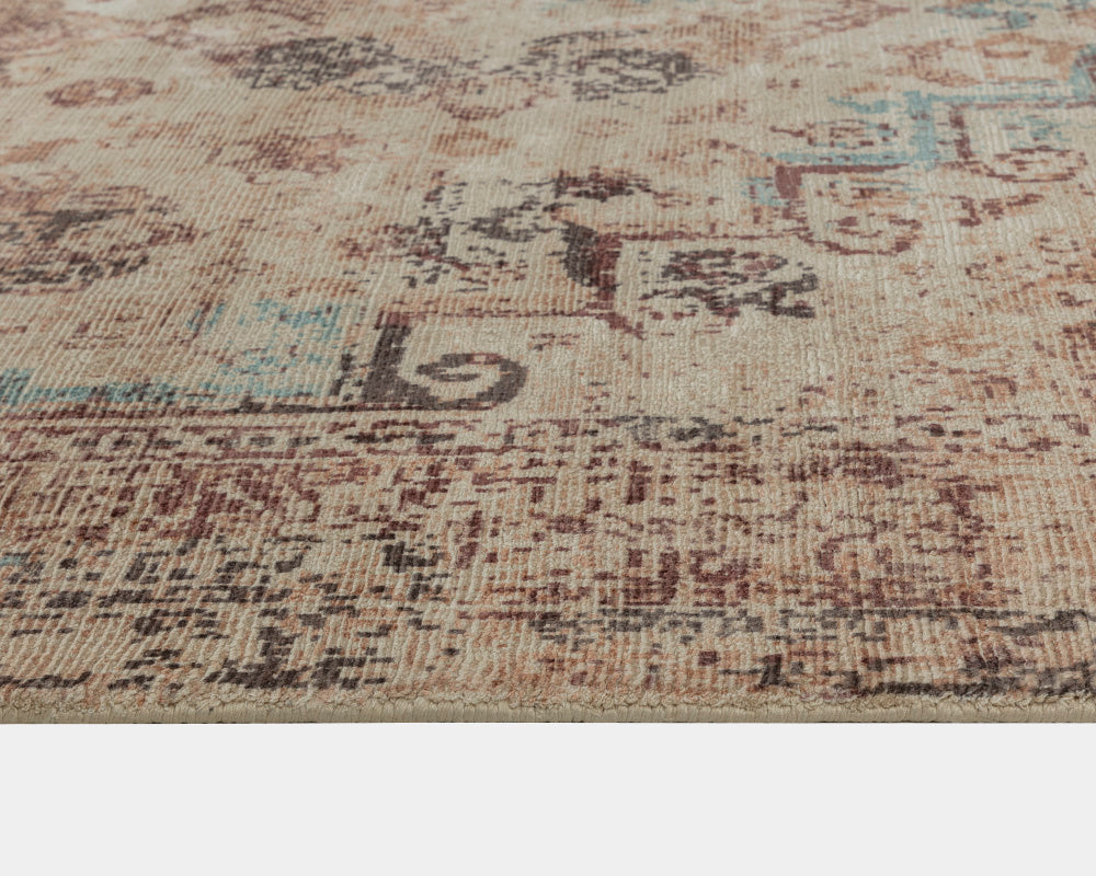 NAHLA ZAGORA LOOM-KNOTTED RUG - RUST - 10' X 14'