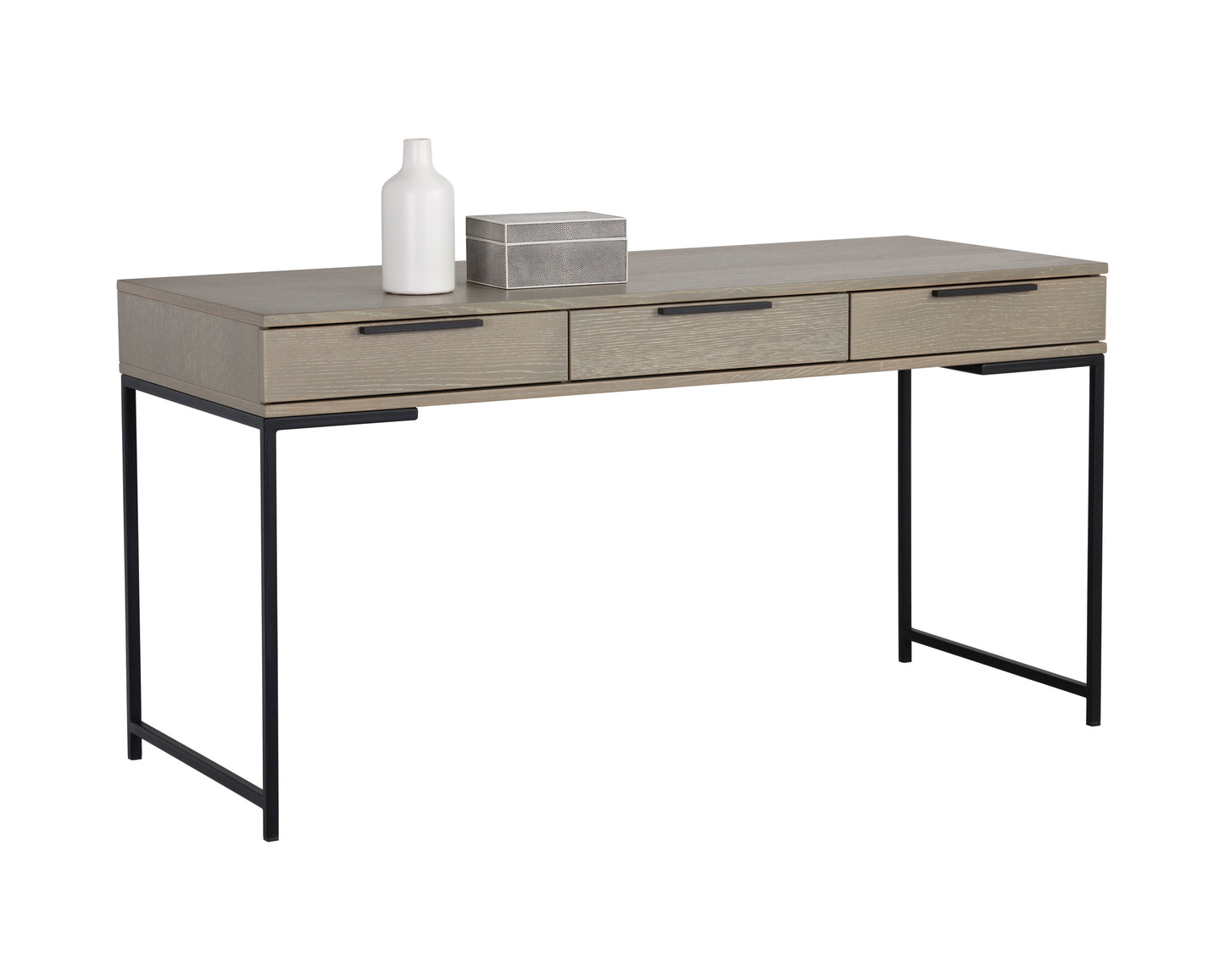 NAHLA REBEL DESK - BLACK - TAUPE