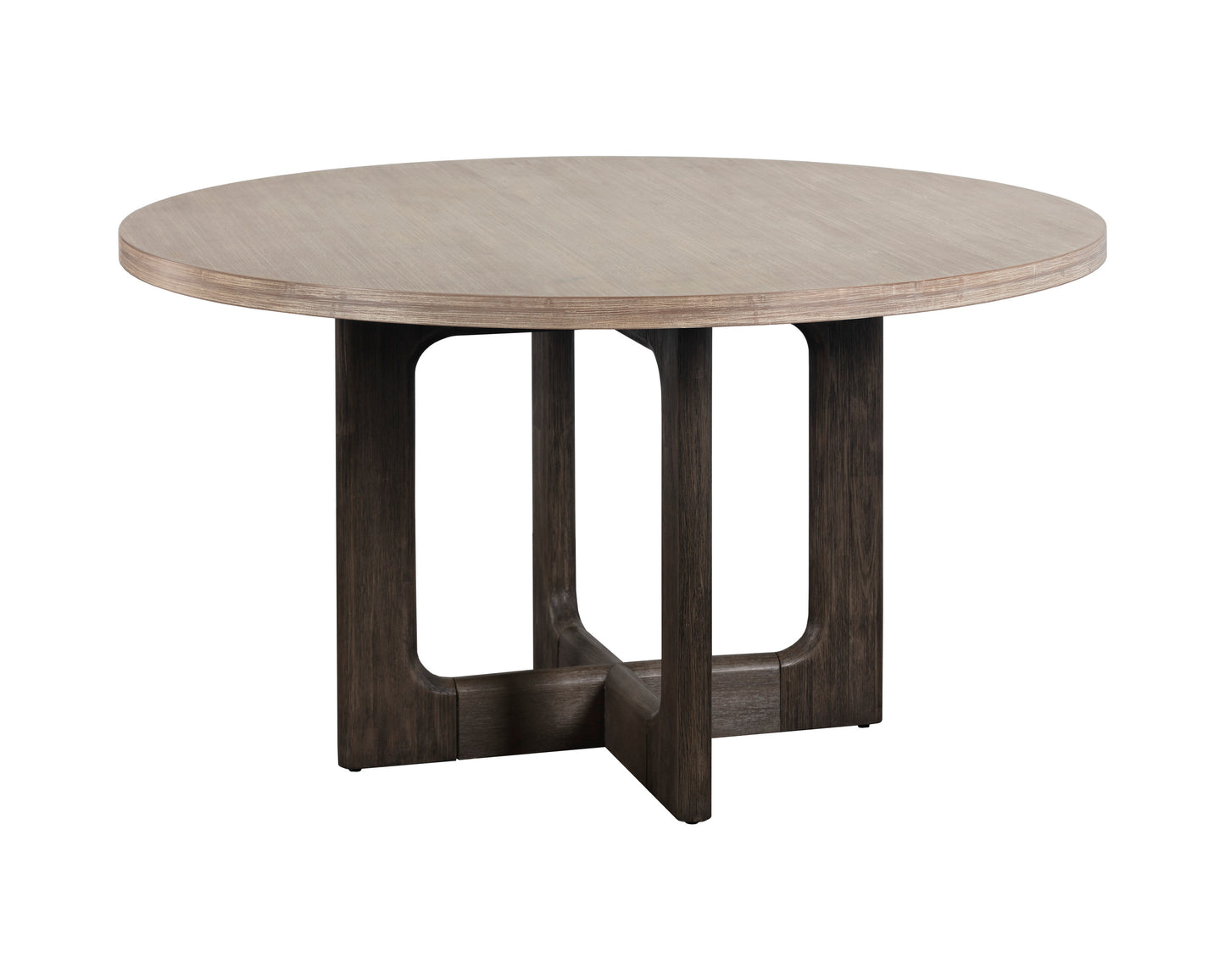 NAHLA CYPHER DINING TABLE TOP - WOOD - WHITE CERUSE - 55"