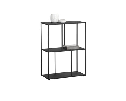 NAHLA EIFFEL LOW BOOKCASE - SMALL - BLACK