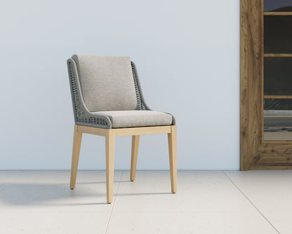 NAHLA SORRENTO DINING CHAIR - NATURAL - PALAZZO TAUPE