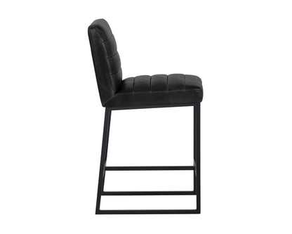 NAHLA SPYROS COUNTER STOOL - COAL BLACK