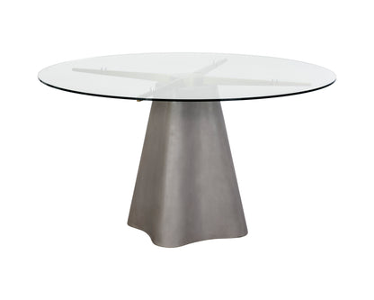 NAHLA MODA DINING TABLE - GREY - 55"