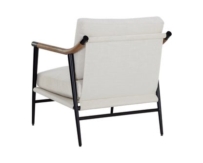 NAHLA MEADOW ARMCHAIR - HEATHER IVORY TWEED