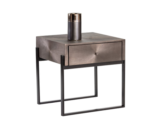 NAHLA MODENA NIGHTSTAND - SMALL - GUNMETAL